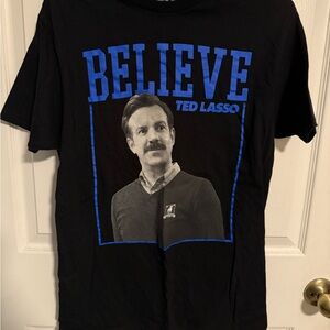 Ted Lasso Believe Shirt Men’s Size Medium Black